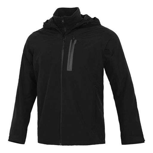 Pláštenka adidas Originals 3-in-1 Hooded Outdoor Sports Jacket Čierna | GF0019