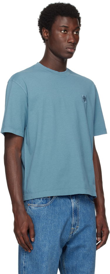 Tričko Stone Island Stone Island Organic Cotton 'Fissato' T-Shirt Modrá | K2S15 2100025 S0115, 1