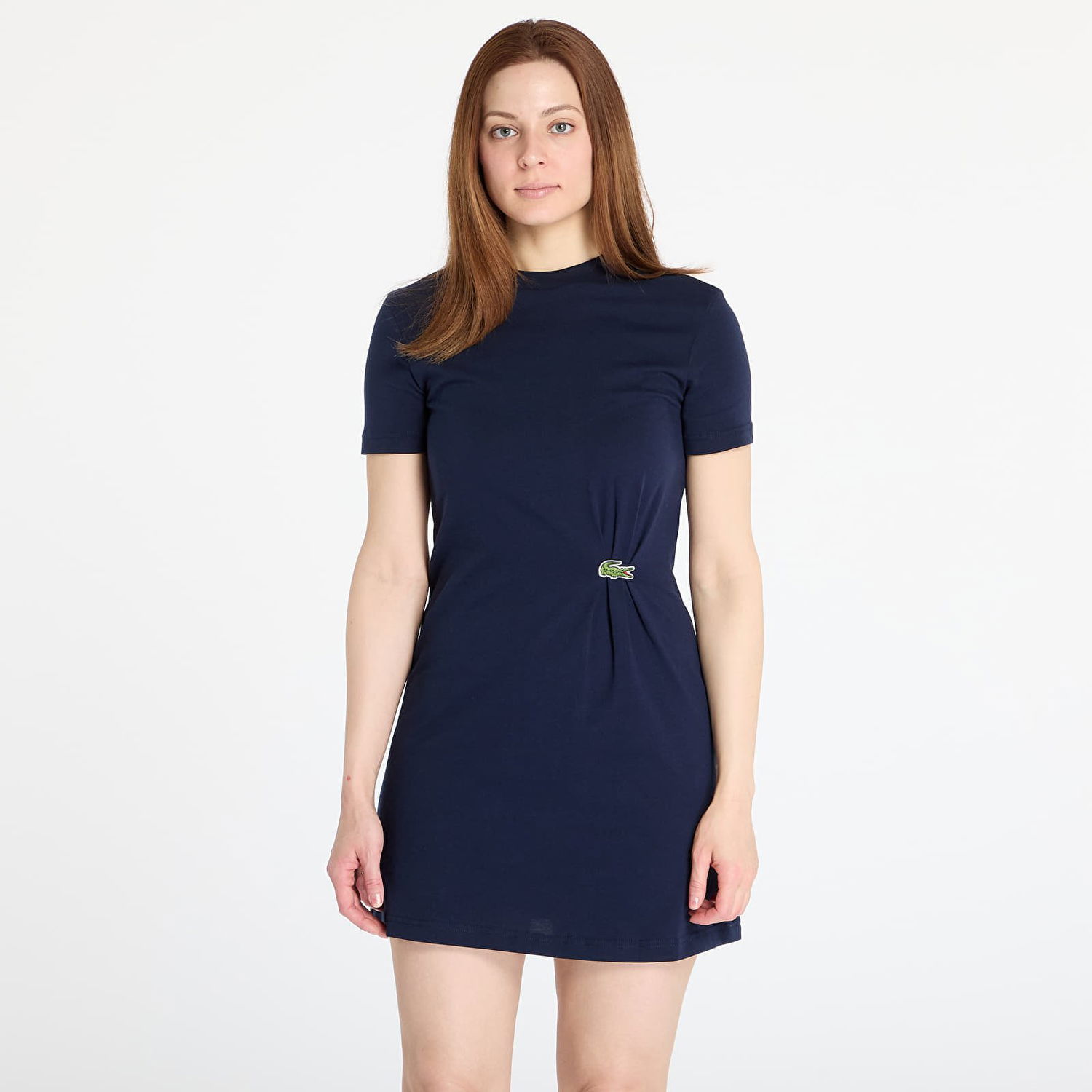 Šaty Lacoste Lacoste Heavy Jersey Dress Navy | EF0583 166, 0
