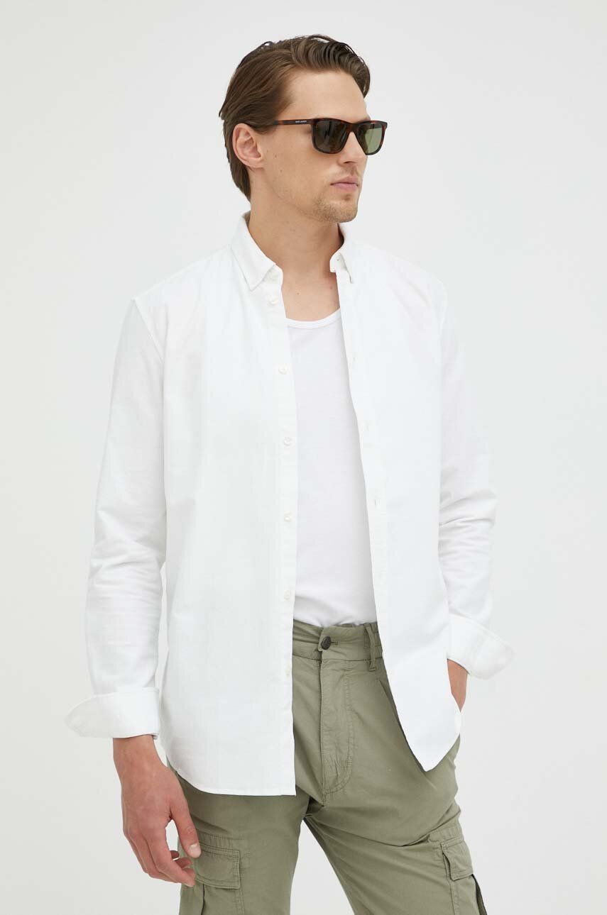 Košeľa Samsoe Samsoe Liam BX Shirt Biela | M00023175, 0