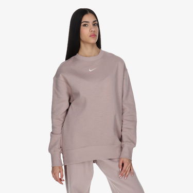 Sveter Nike Nike Phoenix Fleece Oversized Crew Sweat Diffused Taupe/Sail Béžová | DQ5733-272, 1