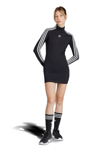 Šaty adidas Originals Adilenium Tight Cut Dress Čierna | IV9333