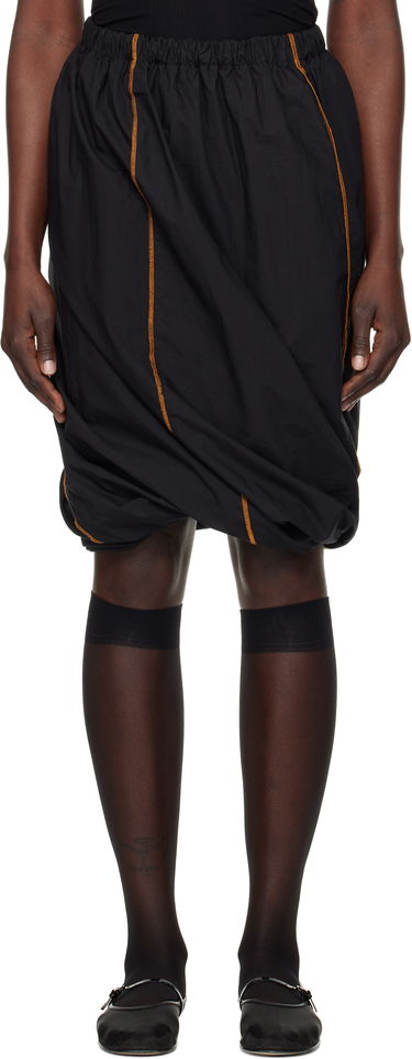 Sukňa Baserange Turn Midi Skirt Čierna | SKTU-PO-SP25, 0