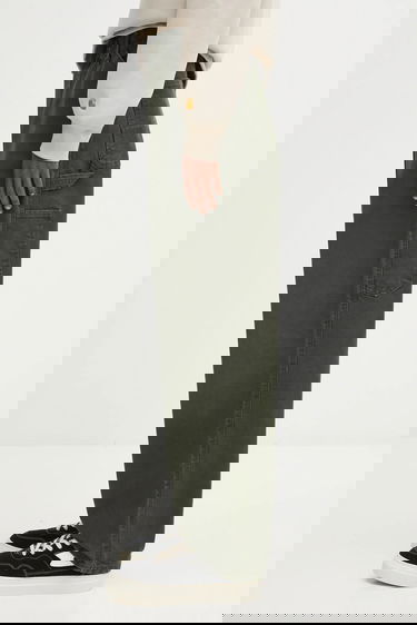 Nohavice Carhartt WIP Single Knee Wide-Leg Workwear Pants Zelené | I034798.494O, 1