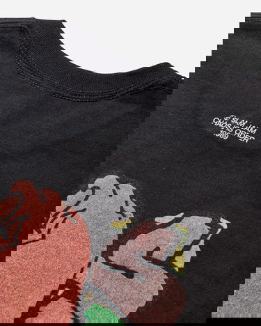 Tričko Slam Jam Andre Thompson T-Shirt with SLAM JAM CHAOS IS ORDER Print Čierna | SJANDRETEE1 BLK, 4