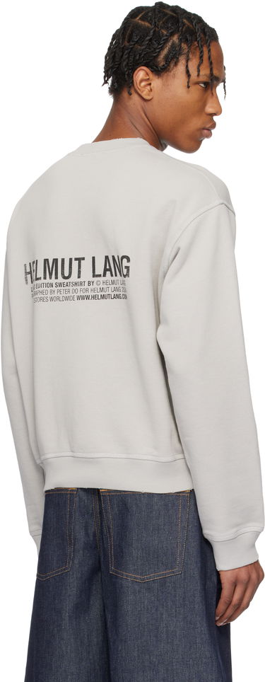 Sveter Helmut Lang Helmut Lang Dumbo Postcard Crewneck Sweatshirt Šedá | O10HM523, 2