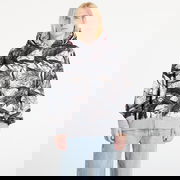 Tree Edge Camo Shark Relaxed Fit Full Zip Hoodie