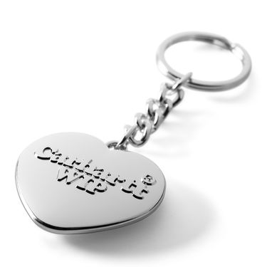 Kľúčenka Carhartt WIP Heart Keychain Metalická | I034903_2, 1
