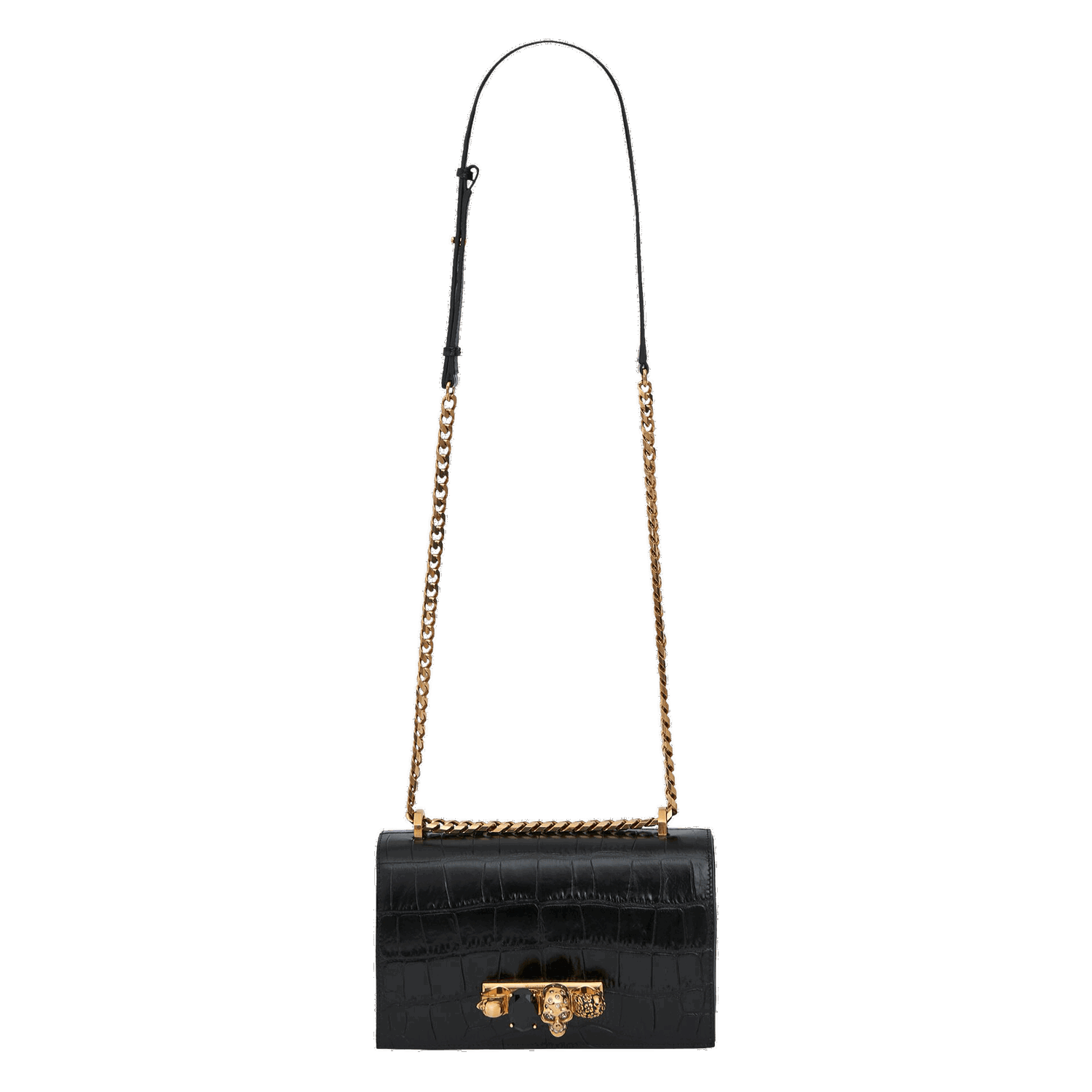 Kabelka Alexander McQueen Alexander McQueen Jewelled Satchel Čierna | 5541281HB0T1001, 0
