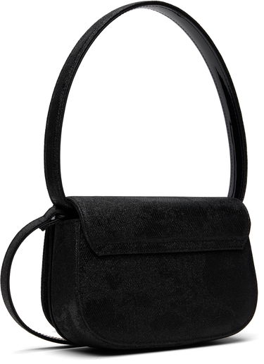 Taška cez rameno Diesel 1DR Glitter Mini Bag Čierna | X08396-P5126-T8013, 2