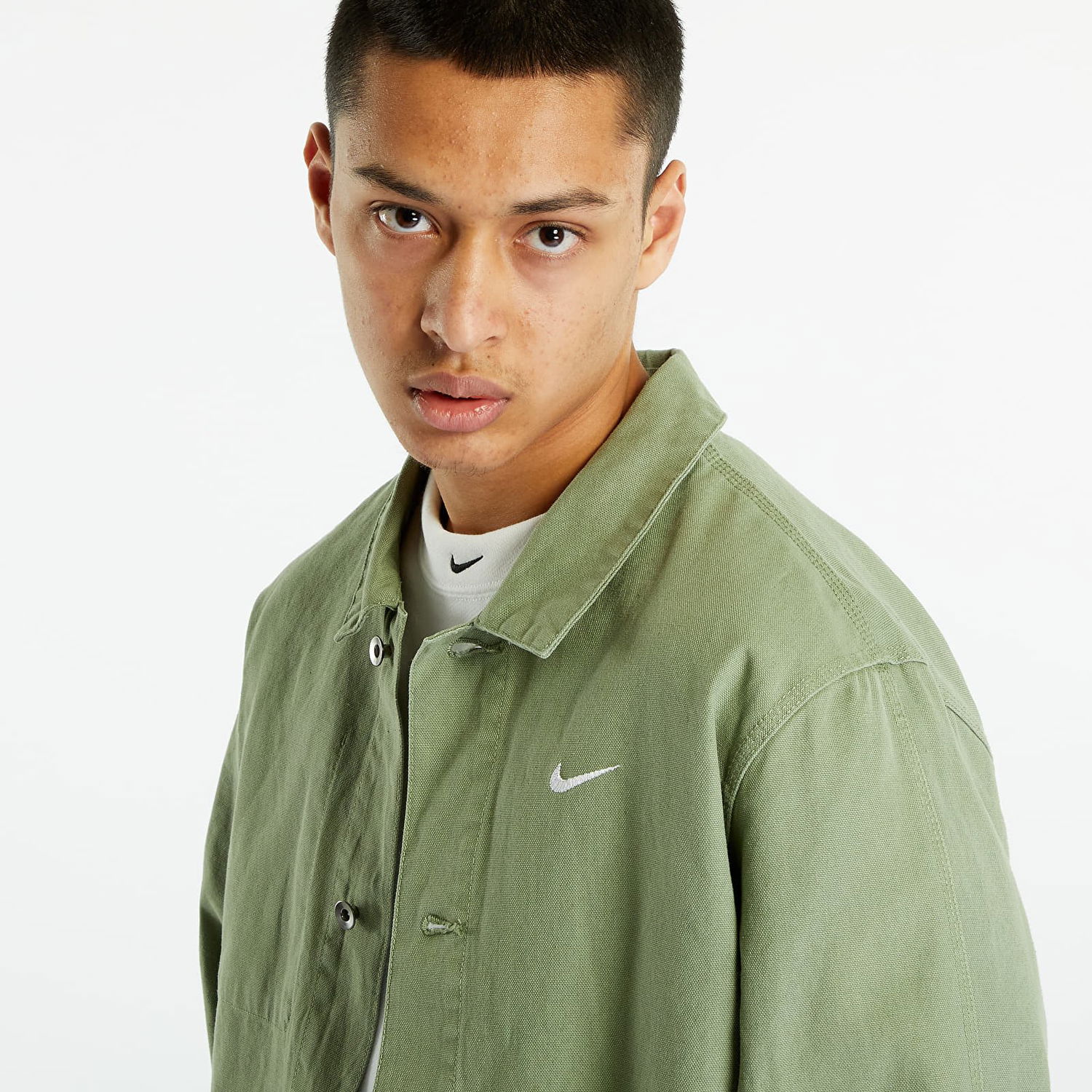 Košeľa Nike Unlined Chore Overshirt Zelené | DQ5184-386, 1