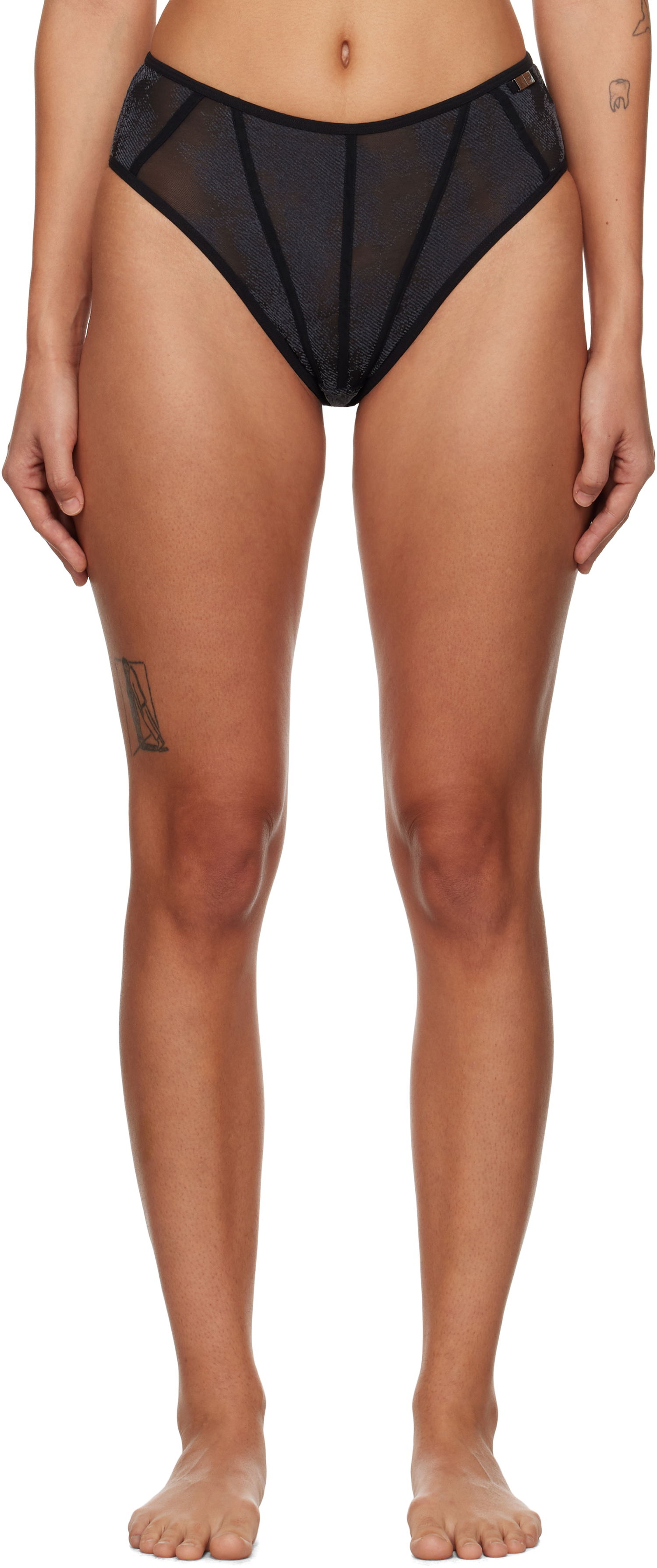 Nohavičky Diesel High-Waist Briefs Čierna | A15620 0LKBW, 0