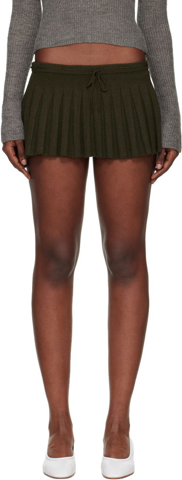 Sukňa GUIZIO Vivienne Pleated Miniskirt Zelené | H25309S020, 0