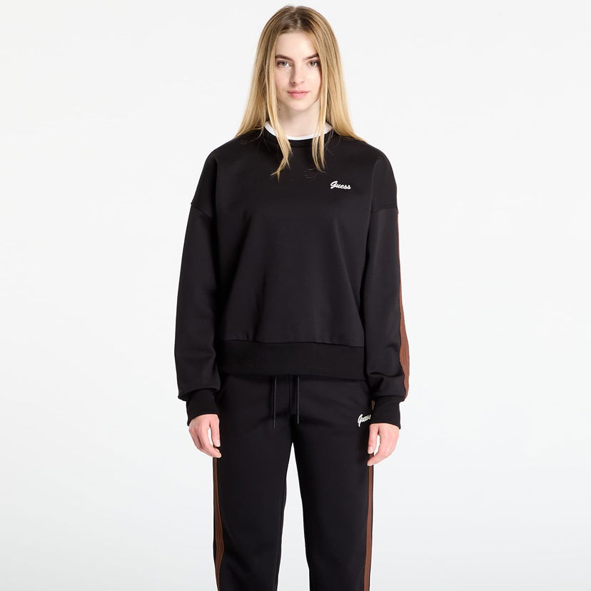 Mikina GUESS GUESS Fabia Sweatshirt Čierna | V5BQ03KCX22-JBLK