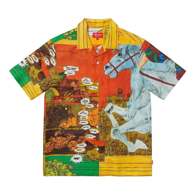Košeľa Supreme Ronin Short Sleeve Silk Shirt Rôznofarebný | SUP-SS23-023