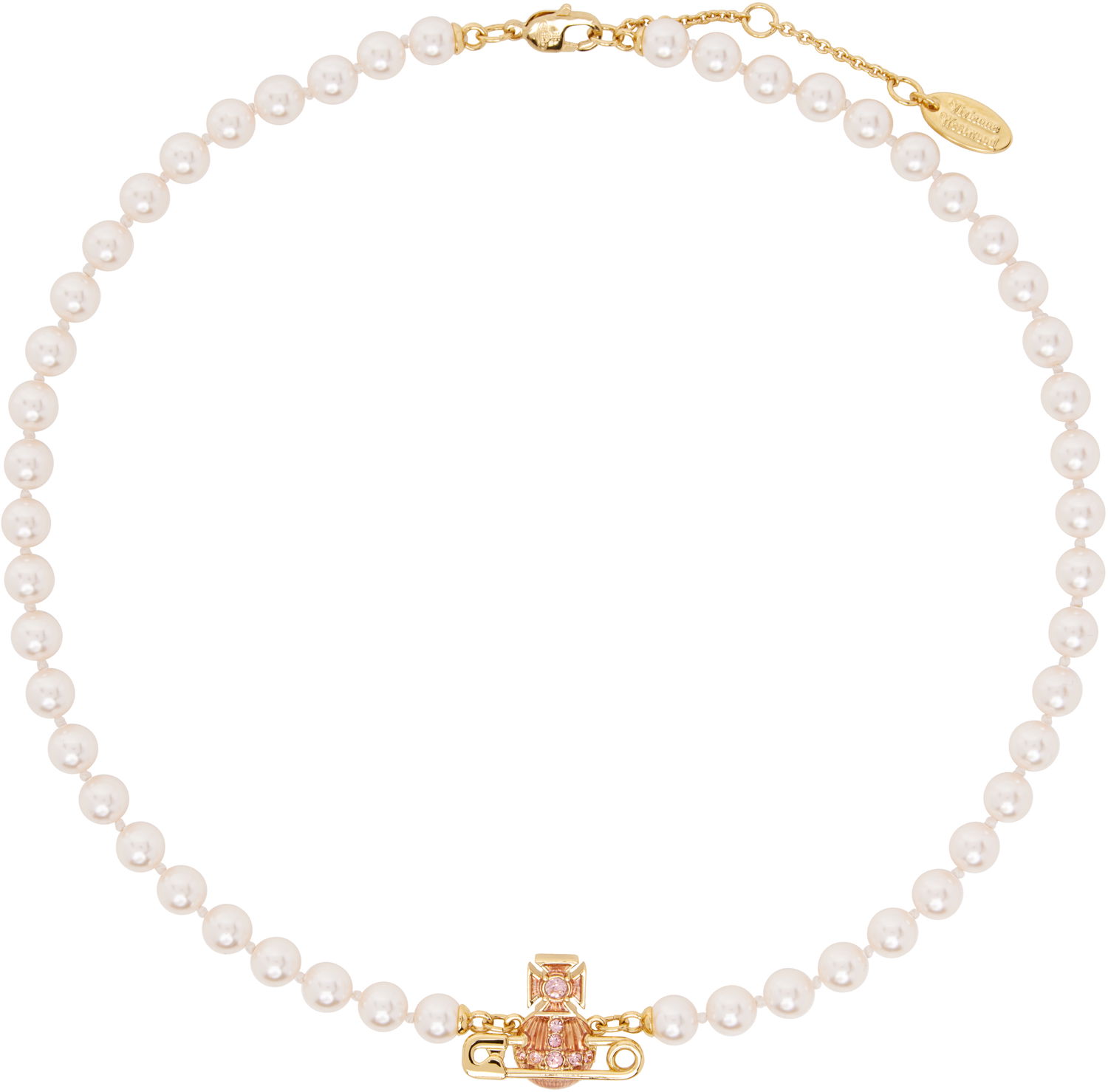 Náhrdelník Vivienne Westwood Vivienne Westwood Kitty Pearl Necklace Biela | 6301011O-02R859-, 0