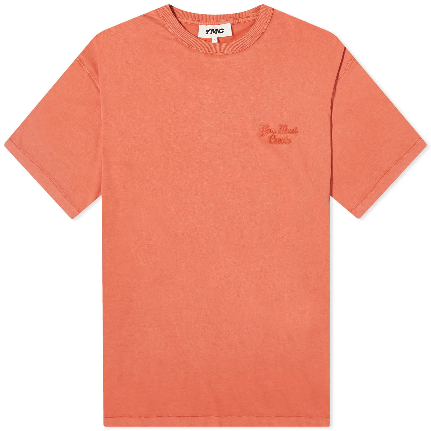 Tričko YMC Triple T-Shirt Oranžová | P6WAC-80, 1