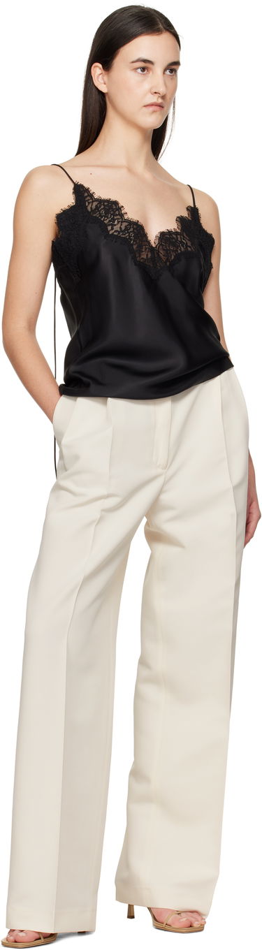 Nohavice Róhe Róhe High-Waist Tailored Trousers Biela | 414-30-052, 3