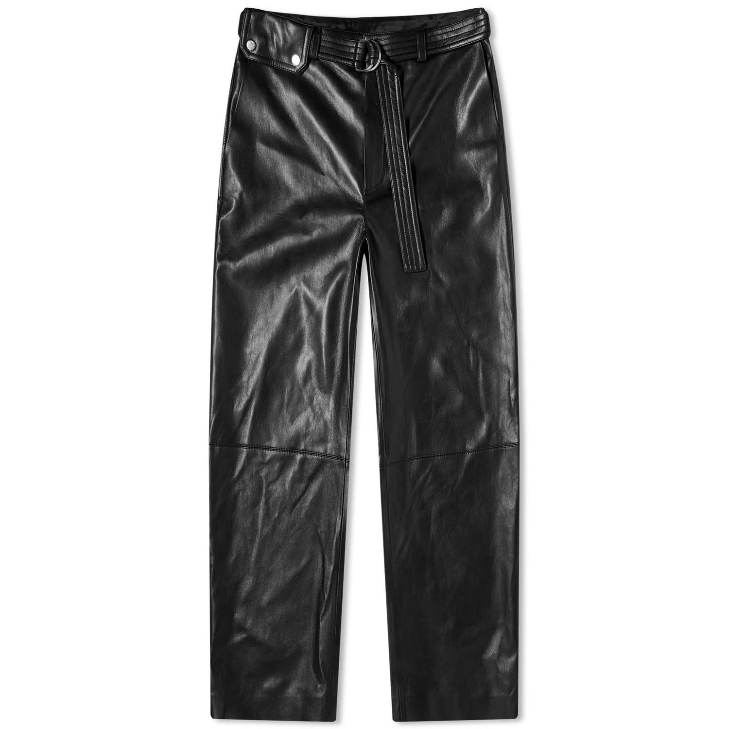 Nohavice Nanushka Sanna Leather Look Trousers Čierna | NW24RSPA02299, 0