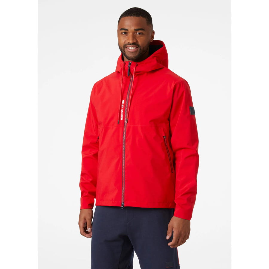 Vetrovka Helly Hansen Rigging Rain Jacket Červená | 53717-162, 0