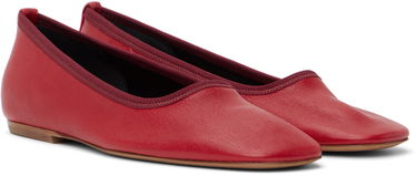 Šaty Dries Van Noten Dries Van Noten Leather Ballerina Flats Červená | WS251-1634-140, 3