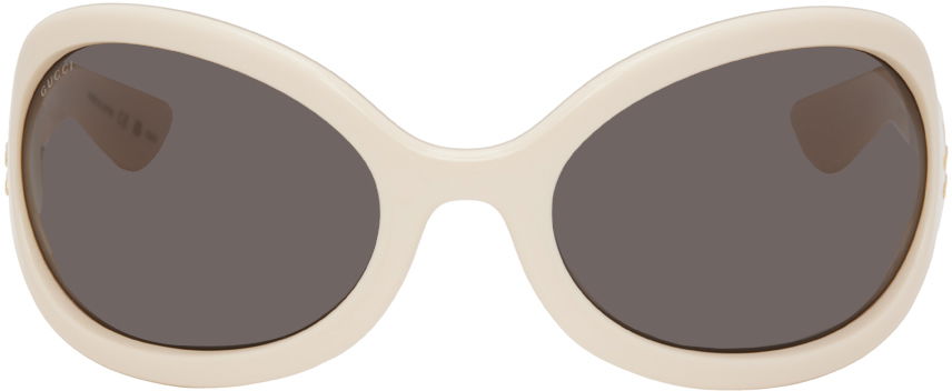 Slnečné okuliare Gucci Oversized Oval Biela | GG1381S, 0