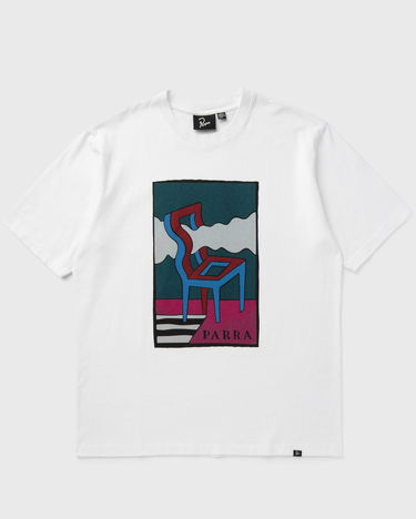 Tričko By Parra Parra Smoke Chair Graphic T-Shirt Biela | 53500, 2