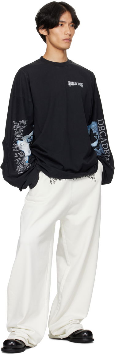 Tepláky VETEMENTS Vetements Cradle Of Filth Logo Sweatpants Biela | UCF76SP100I, 3