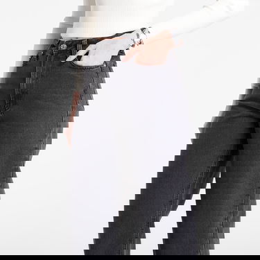 Džínsy CALVIN KLEIN High-Waisted Cropped Wide Leg Barrel Jeans Čierna | LV047E627G 846, 1