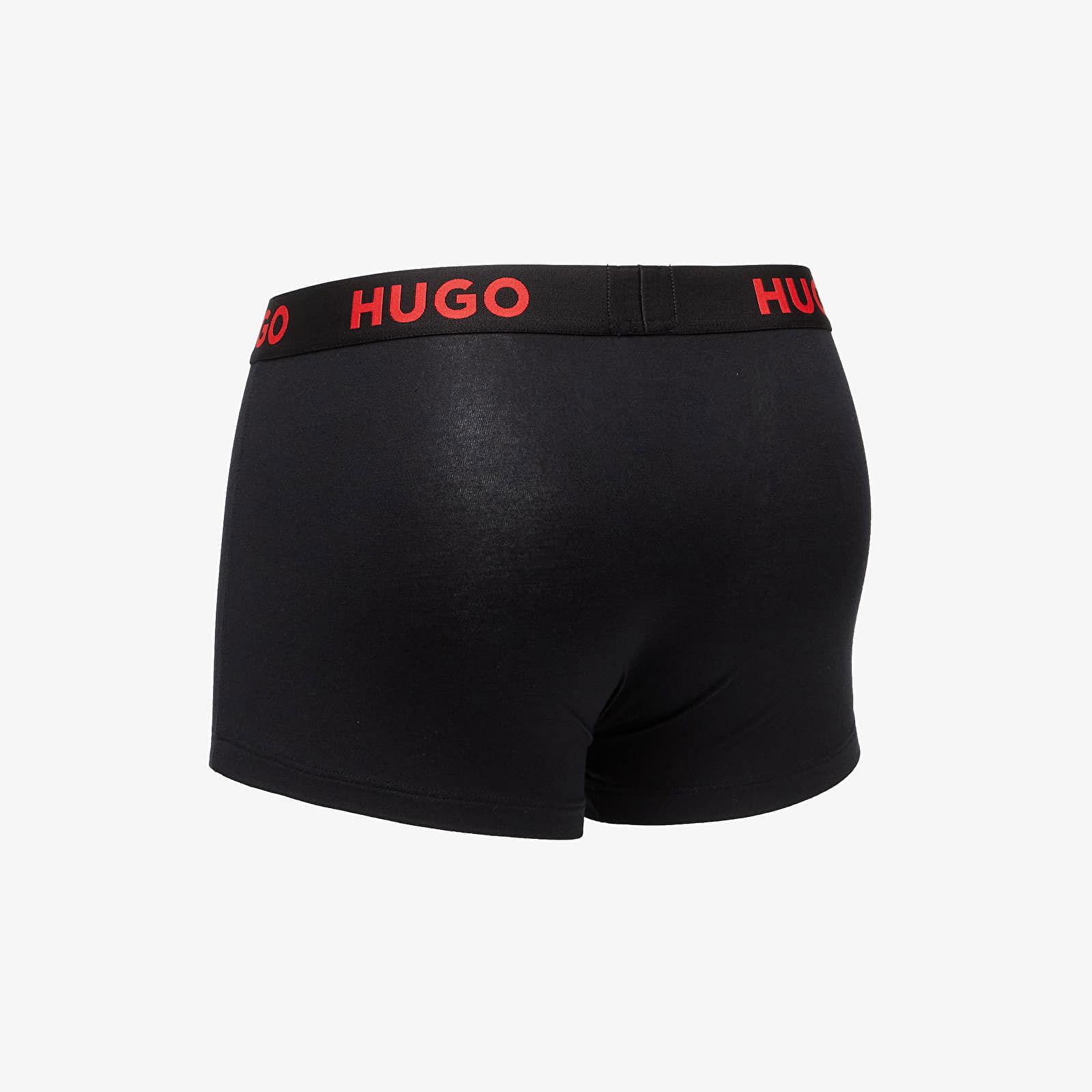 Logo-Waistband Stretch Trunks 3-Pack Black