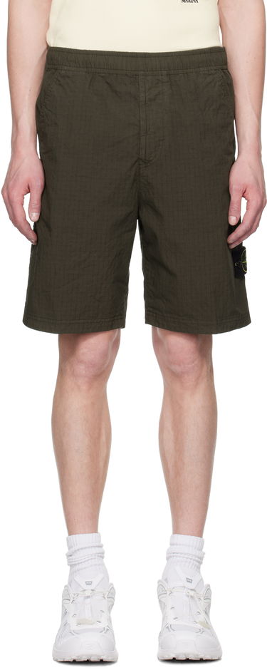 Šortky Stone Island Stone Island Mil-Spec Stretch Ripstop-TC Shorts Zelené | K1S15 L100008 S0063, 0