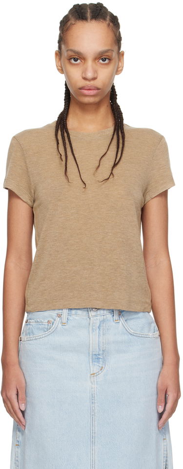 Tričko AGOLDE AGOLDE Adine T-Shirt Béžová | A7180-1653, 0