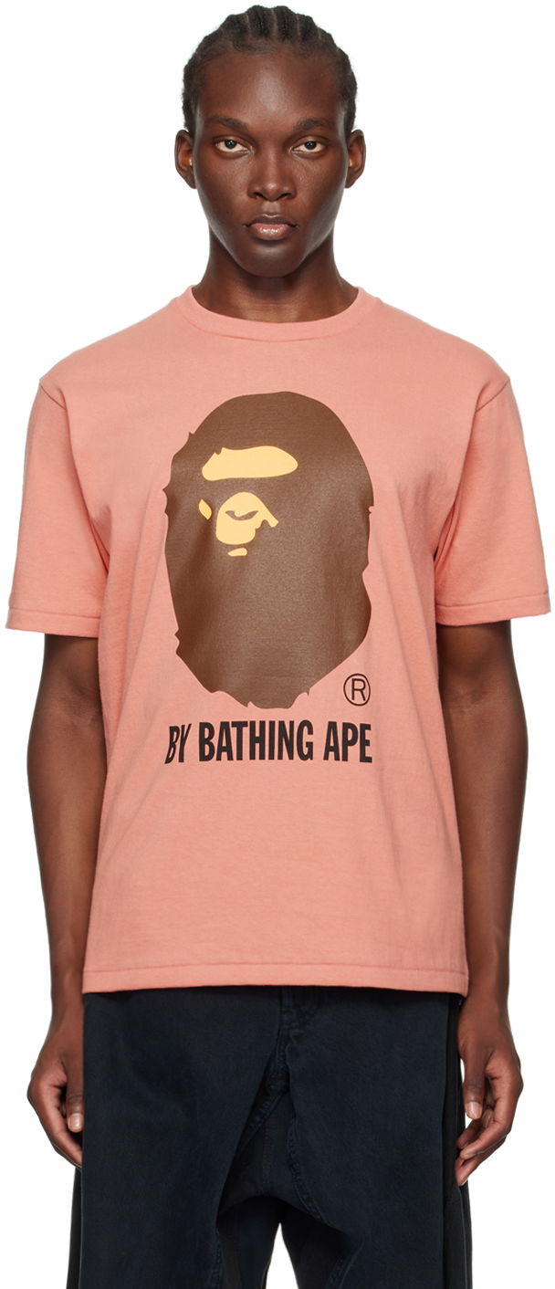 Tričko BAPE BAPE Pink 'By Bathing Ape' T-Shirt Ružová | 001TEK301002M, 0
