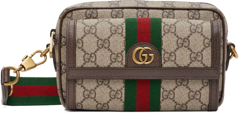 Taška cez rameno Gucci Beige Mini Ophidia GG Béžová | 746308 96IWT