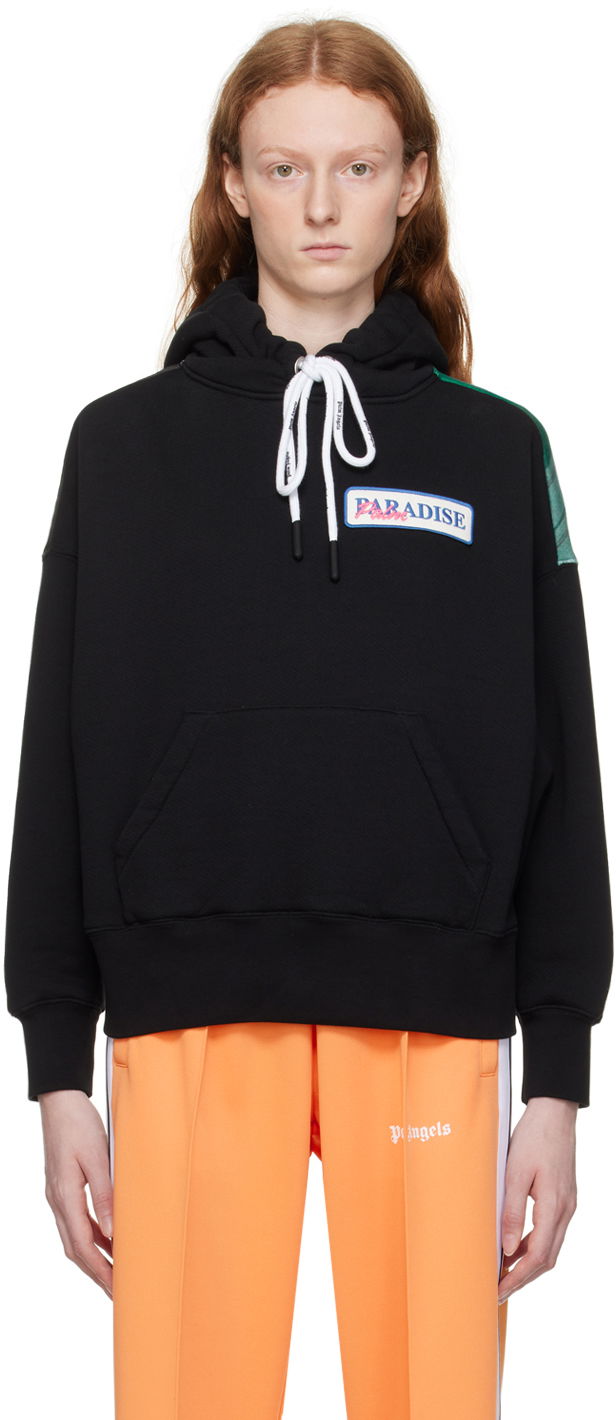 Mikina Palm Angels Classic Logo Patch Hoodie Čierna | PWBB023S23FLE0011084, 0
