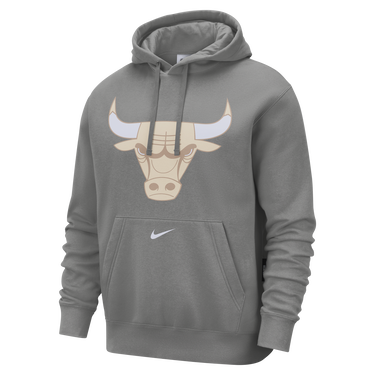 Mikina Nike NBA Chicago Bulls Club City Edition Fleece Hoodie Šedá | FZ0593-002, 0