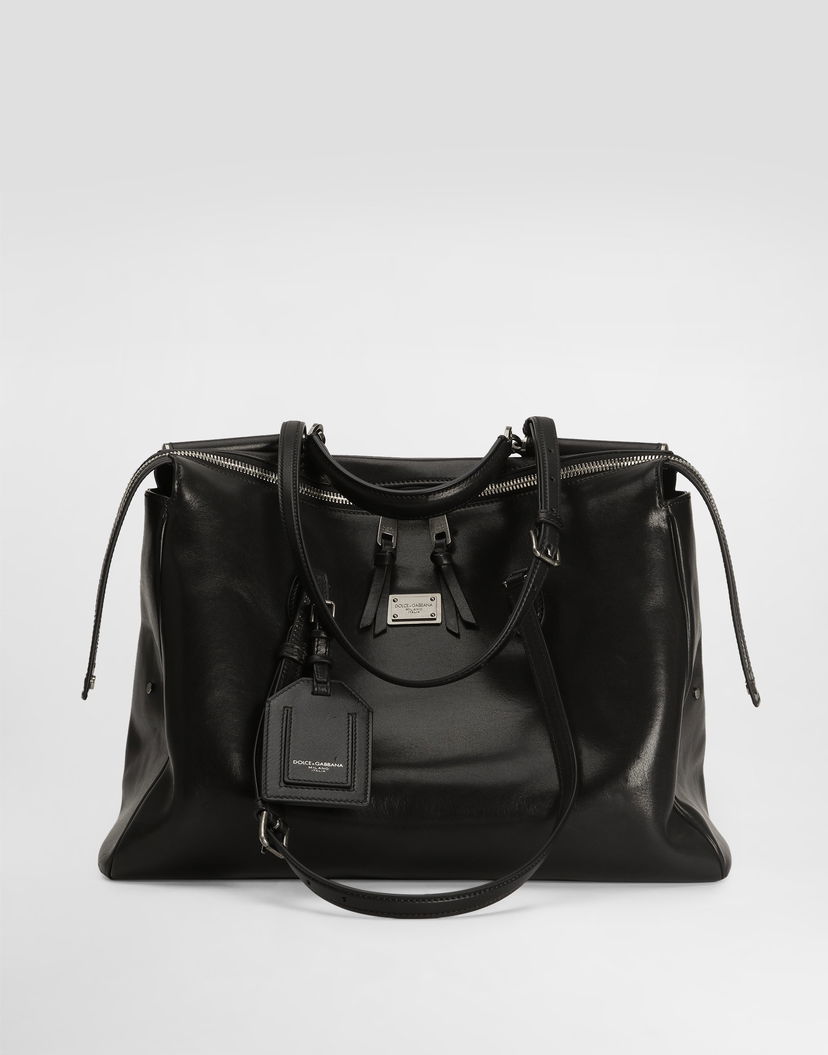Taška cez rameno Dolce & Gabbana Dolce & Gabbana Vittoria Calfskin Crossbody Bag Čierna | BM7825AH85080999_1