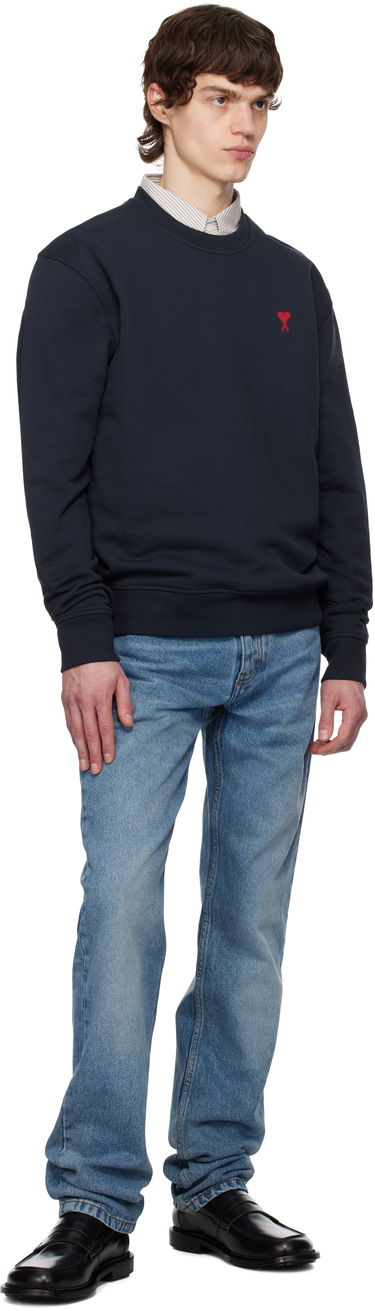 Džínsy AMI AMI Paris Classic Fit Jeans Modrá | HTR001.DE0046, 3