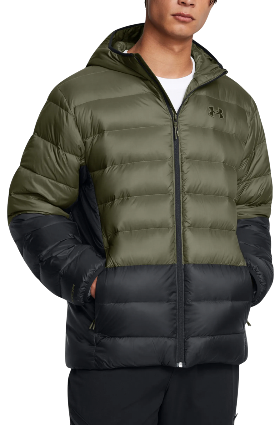 Prešívaná bunda Under Armour Under Armour Legend Down Hooded Jacket Zelené | 1385837-390, 0
