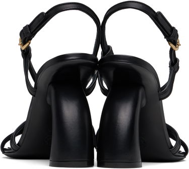 Starostlivosť o obuv Dries Van Noten Dries Van Noten Leather Heeled Sandals Čierna | WS251-1565-109, 1