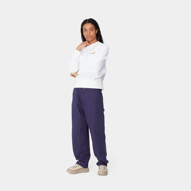Cargo nohavice Carhartt WIP Double Knee Relaxed Fit Women's Pants Modrá | I034247_5, 3