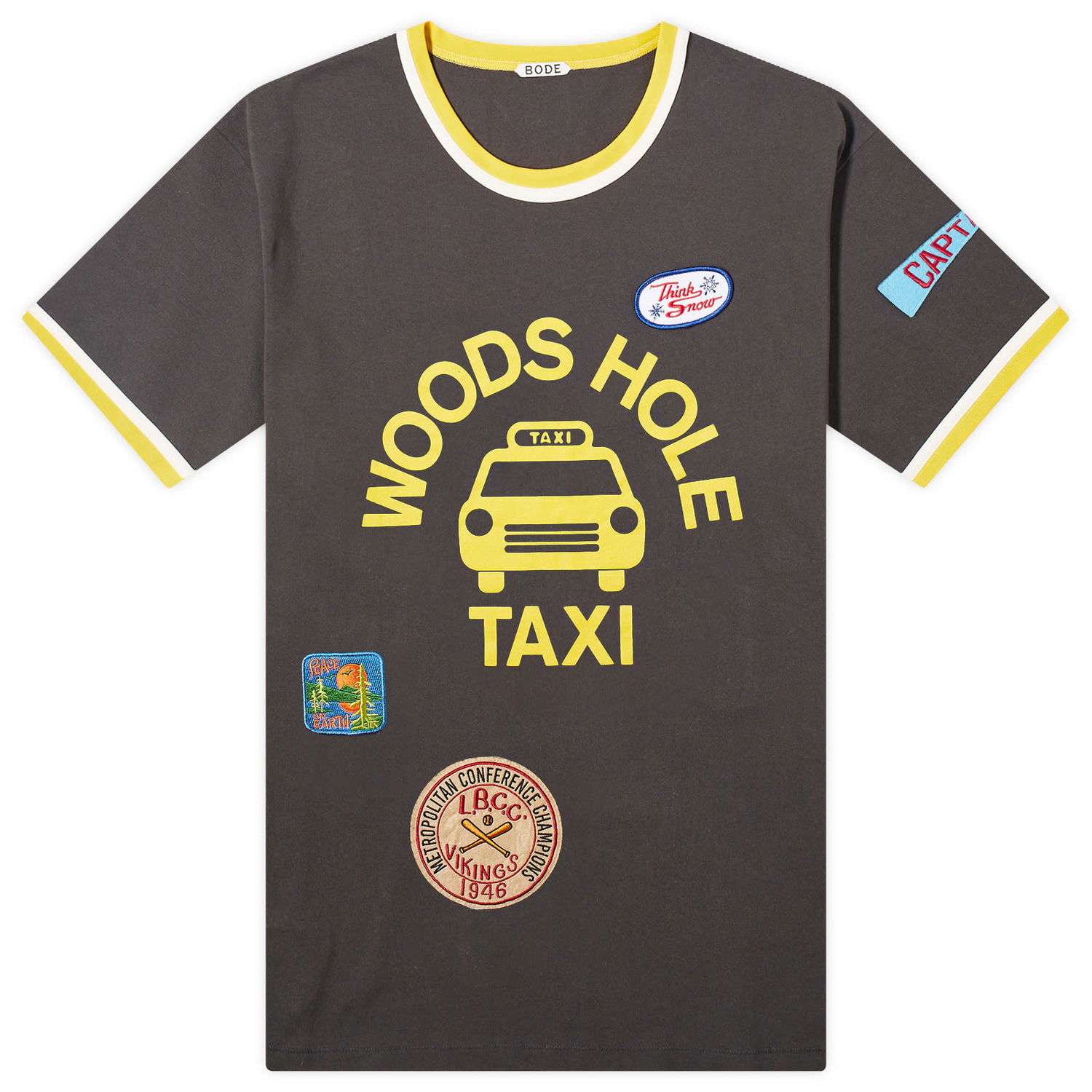 Tričko Bode Discount Taxi Patch Čierna | MRS24CS019-BKM, 0