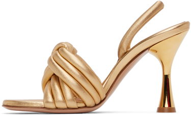 Tenisky a topánky Gianvito Rossi Ottavia Heeled Sandals Metalická | G32458.95LAC.NPS, 2