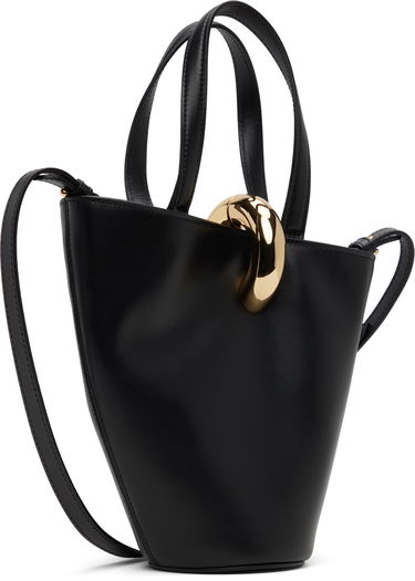 Tote bag Jacquemus La Casa The small Bambola Gold-Loop Tote Čierna | 24HBAW00389AC01C01, 2