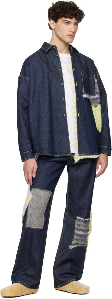 Džínsy Marni Marni Wool Patched Bull Denim Jeans Modrá | PUJU0021LX USCX27, 3