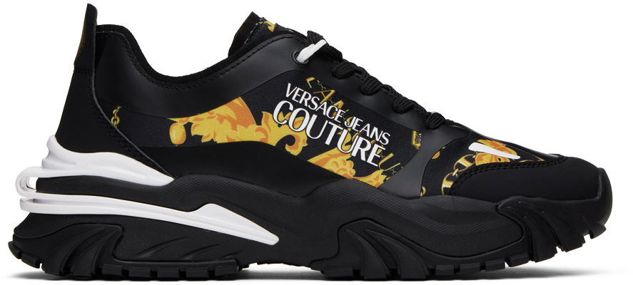 Tenisky a topánky Versace Jeans Couture Black Trail Trek Sneakers Čierna | E75YA3SIB_EZS891, 0