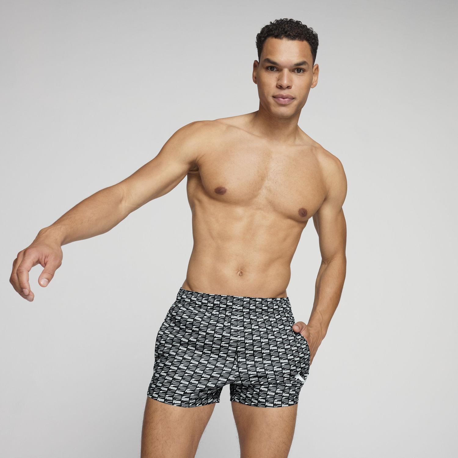 Plavky Puma PUMA Men's Swim Shorts Čierna | 938353_01, 1