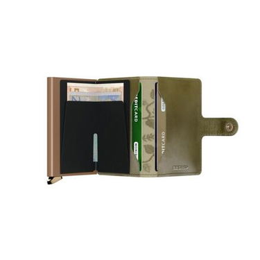 Peňaženka Secrid Floral Embroidered Mini Cardholder Wallet Zelené | MSt-Olive, 1