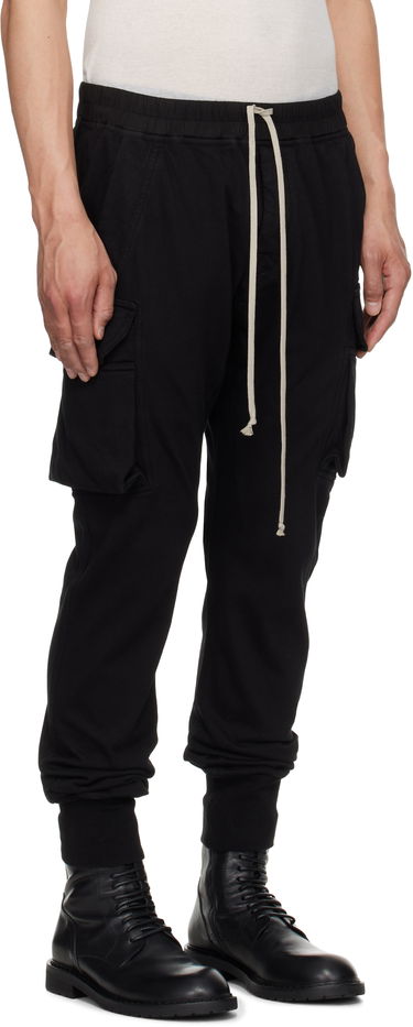 Tepláky Rick Owens Rick Owens DRKSHDW Hollywood Mastodon Cut Cargo Pants Čierna | DU01E3386 RIG, 1