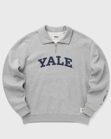 Mikina Les Deux Half-Zip Sweatshirt With Logo Šedá | COL200089-310310, 0